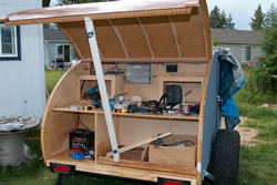 Inside back hatch